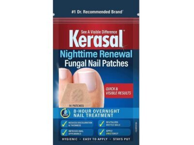 Kerasal Nighttime Renewal, Fungal Nail Patches, 8 hour overnight, 14 Patches