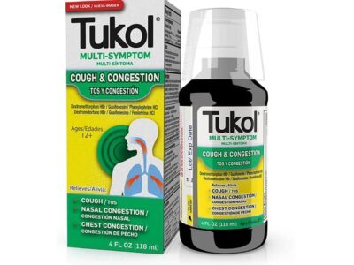 Tukol Multi-Symptom, Cough & Congestion, Age 12+, 4 fl Oz (118 ml)
