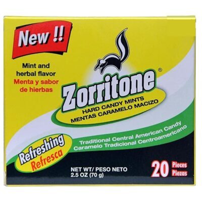 Zorritone Refreshing Hard Candy Mints, 20 Mints